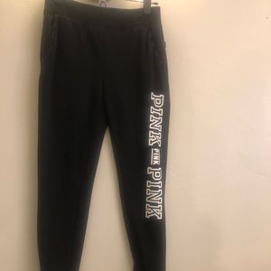 PINK Victoria’s Secret black jogger pant